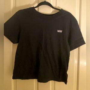 Black tee - vans